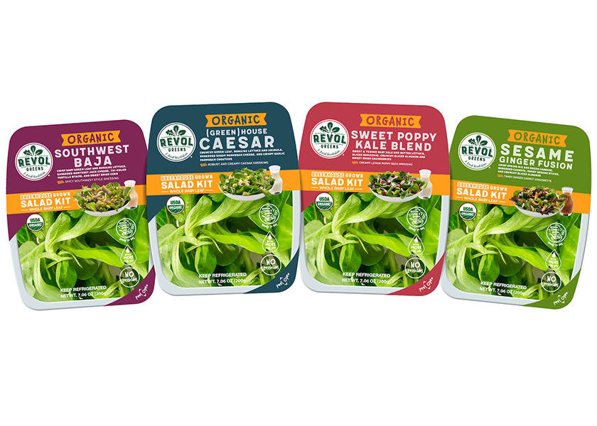 Revol Greens launches four salad kits with greenhousegrown lettuce